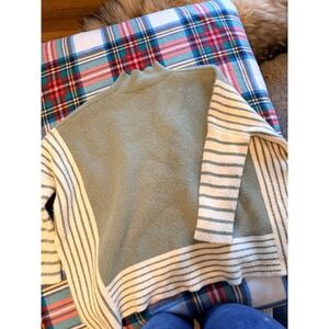 Anthropologie boxy mockneck sweater